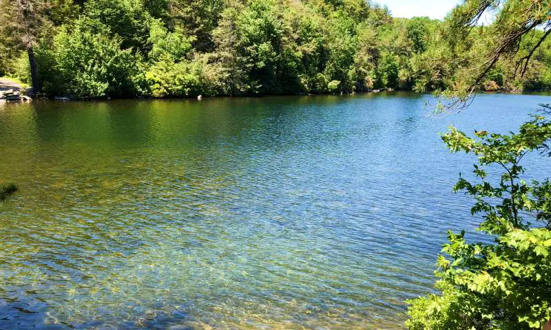 Minnewaska Lake end